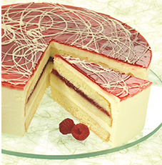 Limoncello Raspberry Cake