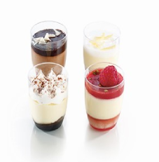 Mini Dessert cup with spoons