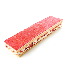 PL Strawberry Strip Cake 10-slices 6/33oz