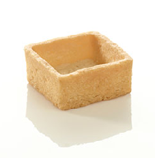 (US) Mini square tart shell sweet butter 240/1.5”