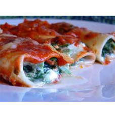 Cannelloni Cheese and Spinach (Ricotta)