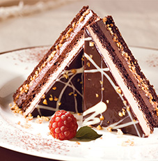 Chocolate Crisp Sheet Cake