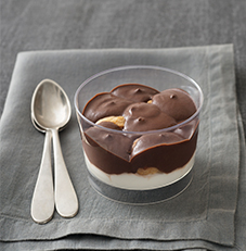 Profiteroles In Plastic Cup