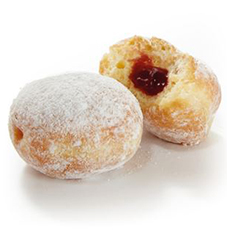 French Mini Beignet Filled With Red Fruit