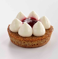 Gluten-free Cream Cheese Raspberry Tartlet