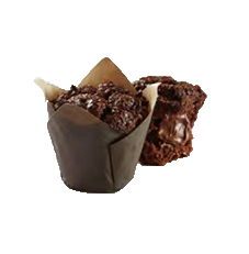 Mini Muffins Filled With Hazelnut Chocolate