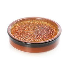 Creme Brulee in Brown Ramekin