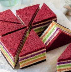 Rainbow Velvet Cake