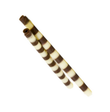 Chocolate Zebra Tubes 3.8″
